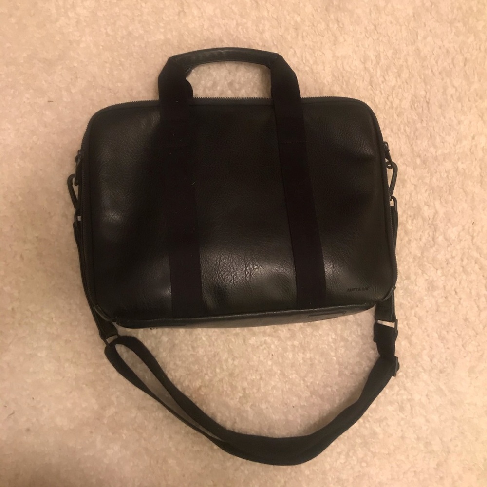 Matt & Nat Vegan Leather Computer Bag - NWOT